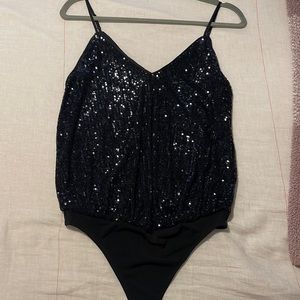 Express sequin bodysuit